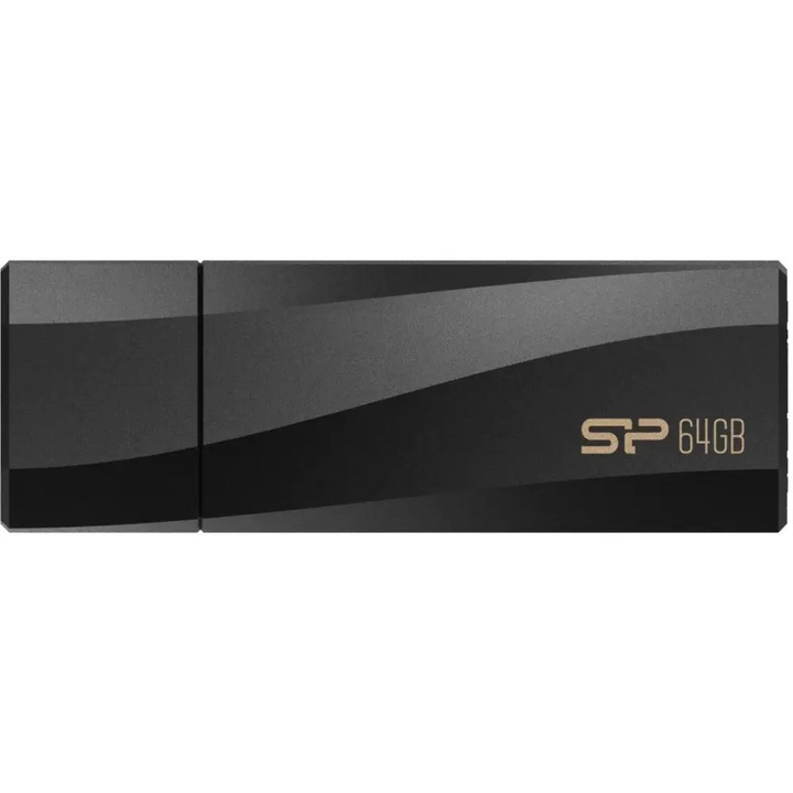 Memorie USB SILICON POWER Blaze B07, 64GB, USB 3.2, Negru