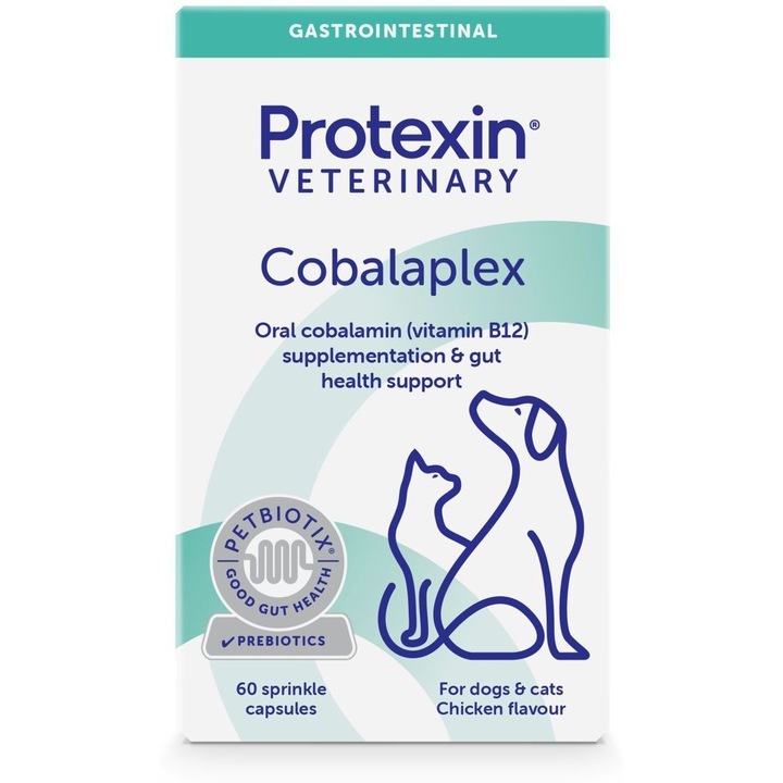Probiotic pentru caini si pisici, Protexin, Veterinary Cobalaplex, 60 capsule