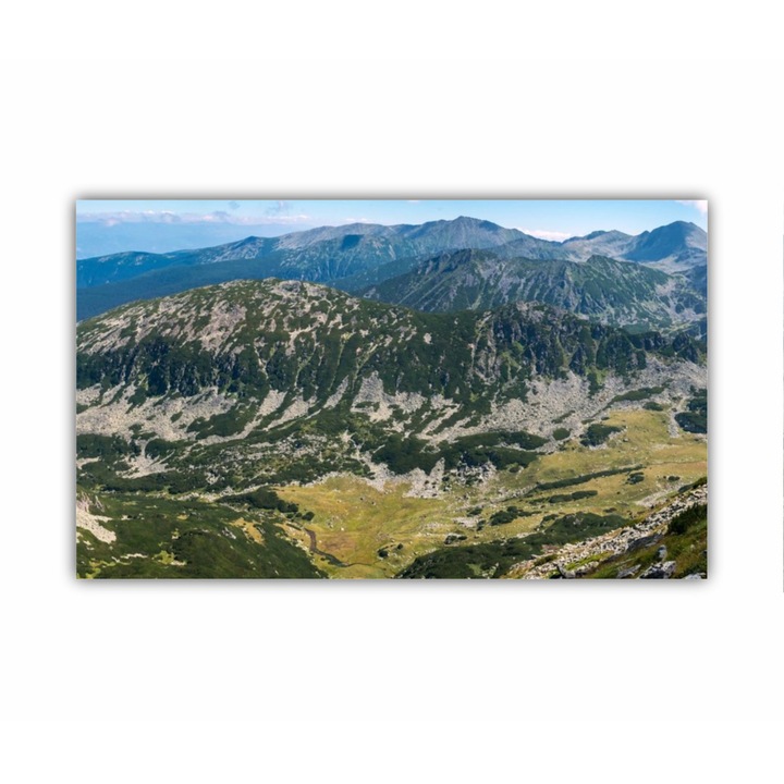 Vászonfestmény, 1 db, Retyezát Nemzeti Park, Románia - ROBERTO SORIN 0022, UV nyomat PREMIUM COTTON vászonra és fa keretre feszítve, 50X30 cm
