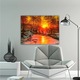 Vászonfestmény, 1 db, Cindrel river, Cisnadioara - ROBERTO SORIN 0023, UV nyomat PREMIUM COTTON vászonra és fa keretre feszítve, 80X60 cm