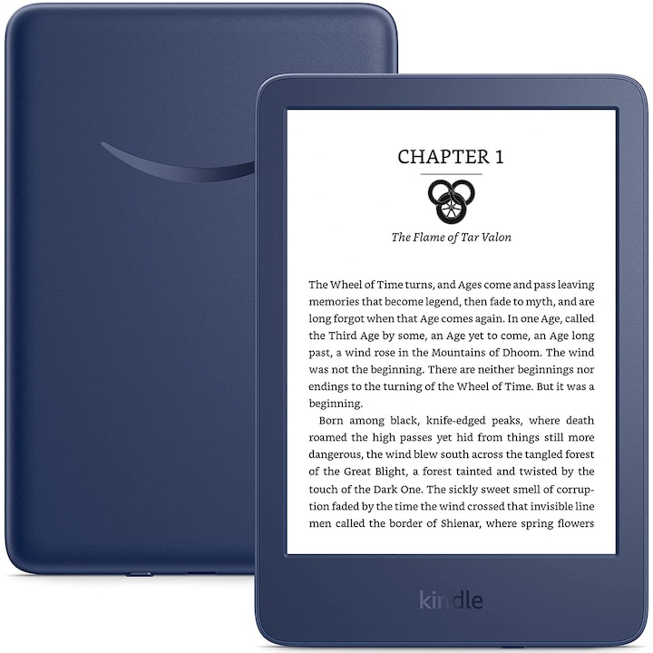 eBook четец Amazon Kindle 2022, Дисплей 6" 300 ppi, USB тип C, Denim