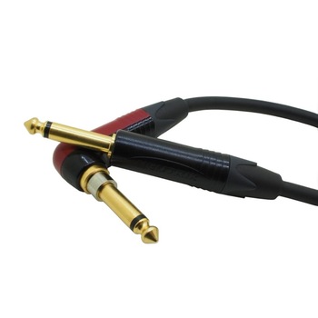Cablu Profesional de Chitara Klotz - Conector Jack Silent la 90° Neutrik 4m Cablu Profesional de Chitara Klotz - Conector Jack Silent la 90° Neutrik 4m