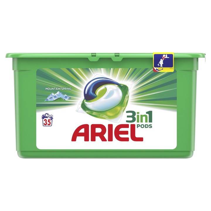Капсули Ariel All in One PODS Mountain Spring, 35 изпирания