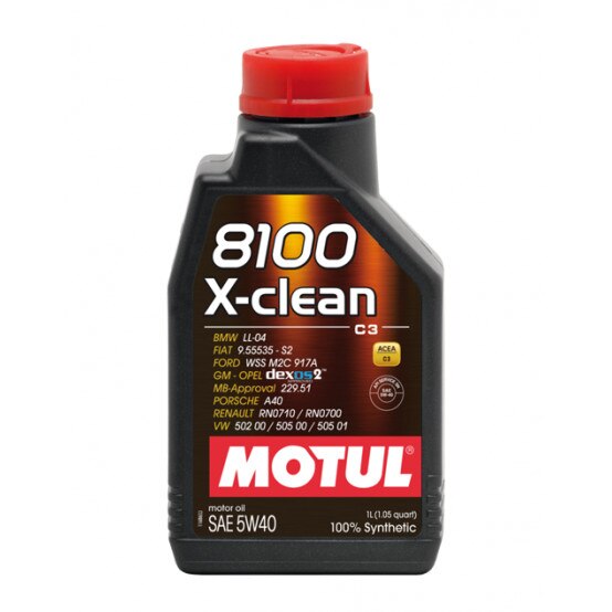 Ulei motor Motul 8100 X-clean, 5W40, 2L