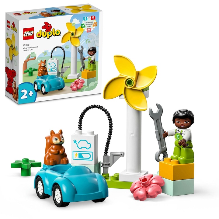 LEGO DUPLO Town 10985 Szélturbina és elektromos autó