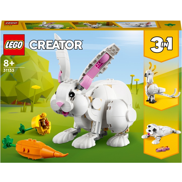 LEGO® Creator 3 в 1 - Бял заек 31133, 258 части