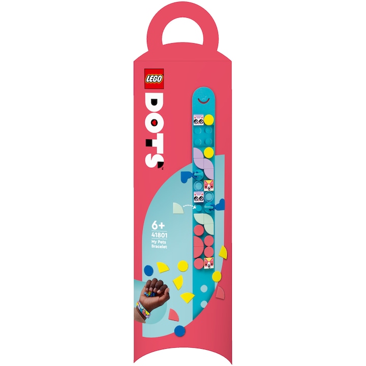 LEGO® DOTS - Bratara cu animalele mele de companie 41801, 37 piese