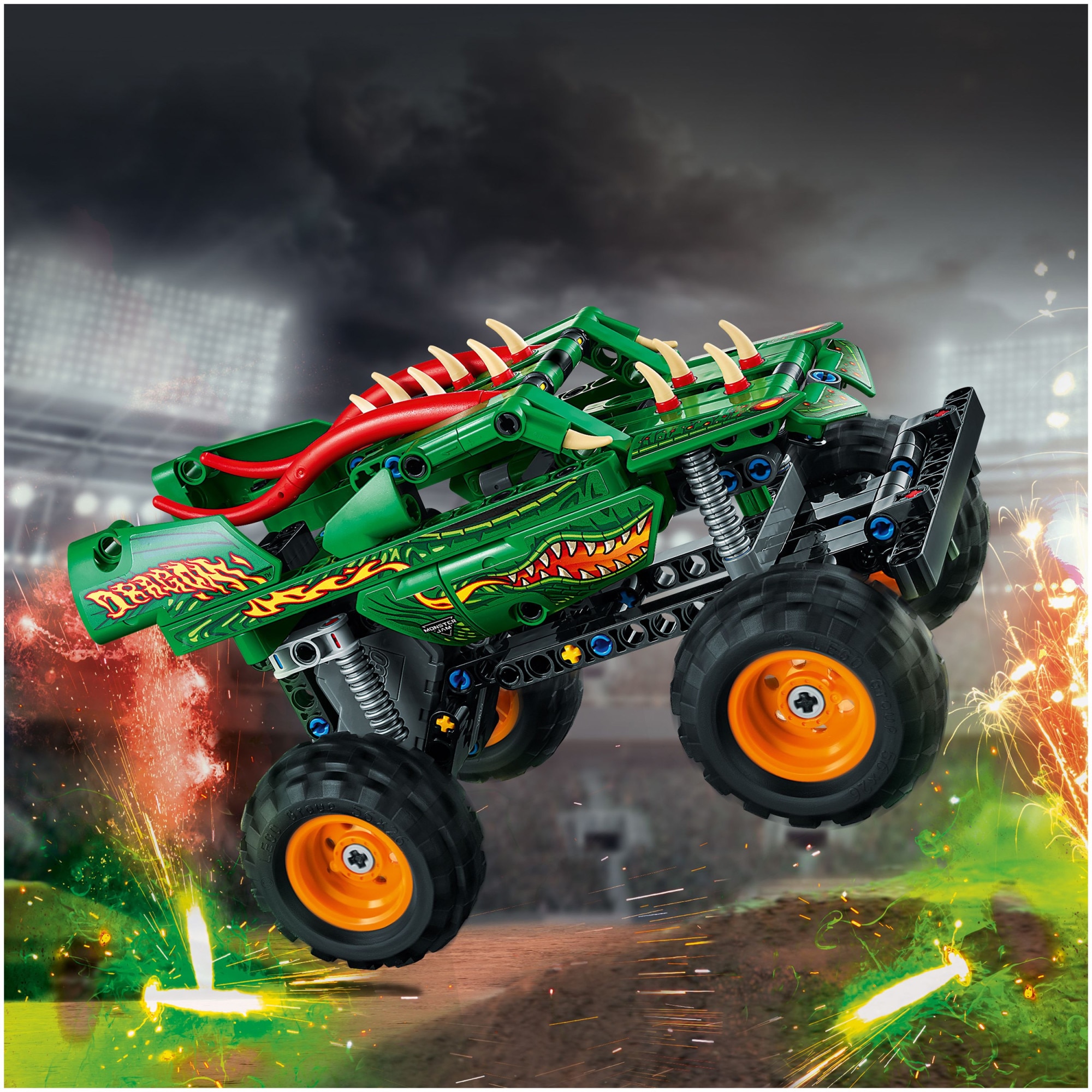 Hot wheels sales monster truck dragon