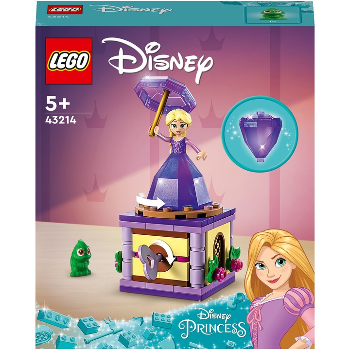 LEGO® Disney Princess - Rapunzel facand piruete 43214, 89 piese