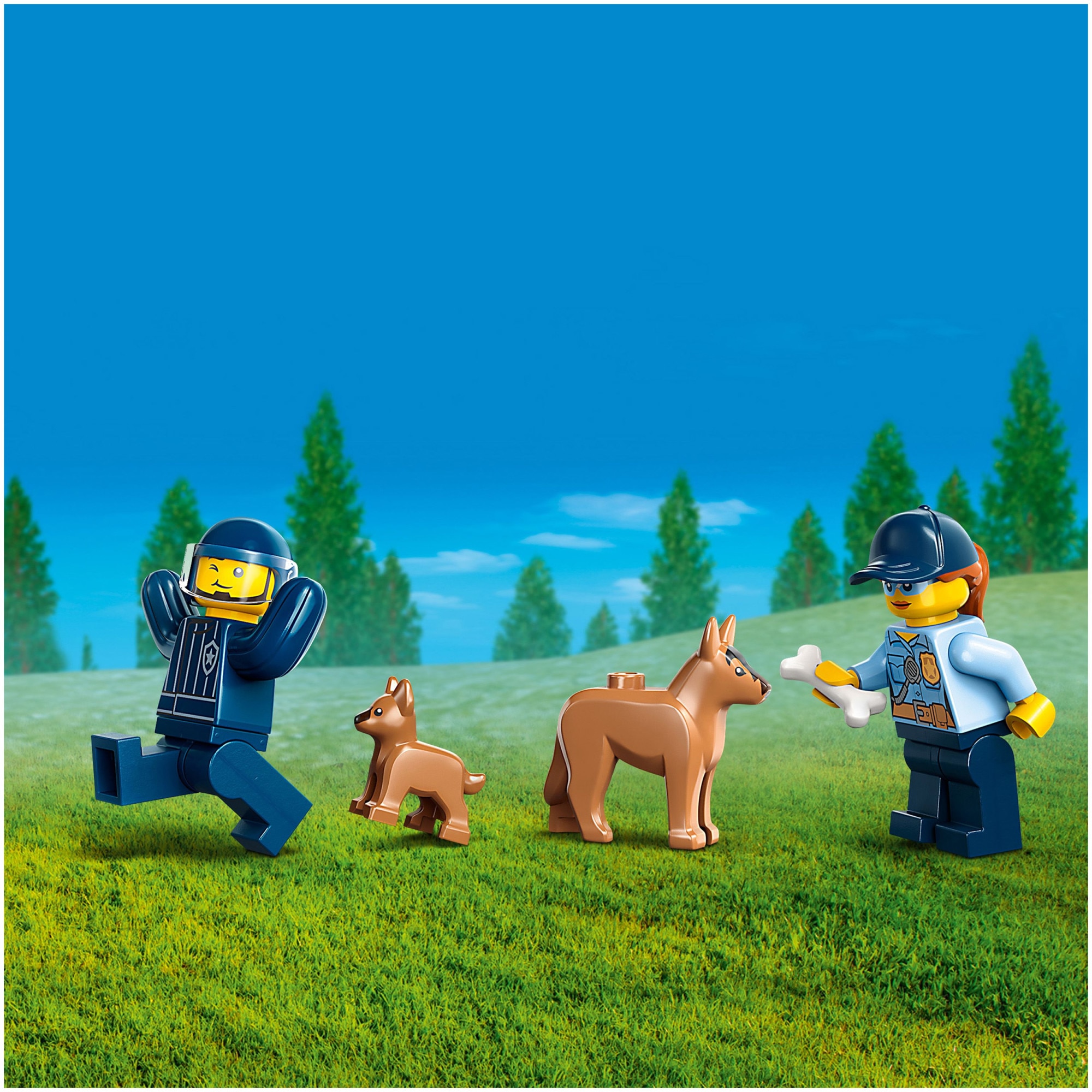 LEGO® City - Antrenament canin al politiei mobile 60369, 197 piese