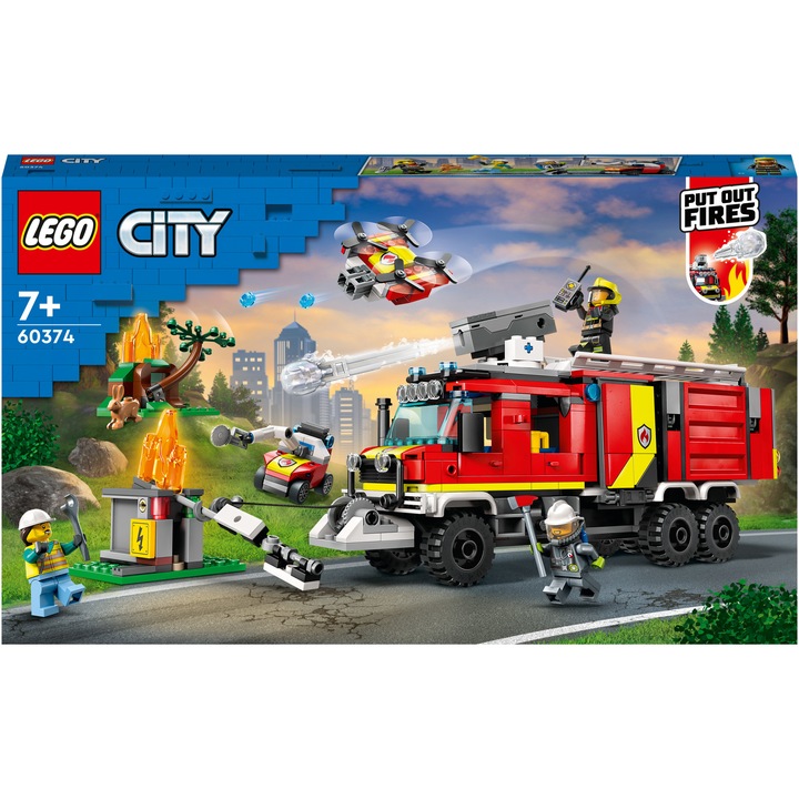 LEGO® City - Пожарна кола 60374, 502 части