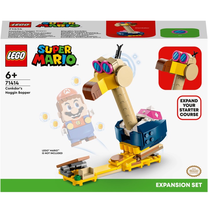 LEGO® Super Mario - Conkdor's Noggin Bopper 71414, 130 части