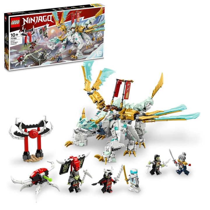 LEGO® Ninjago - Създанието леден дракон на Zane 71786, 973 части