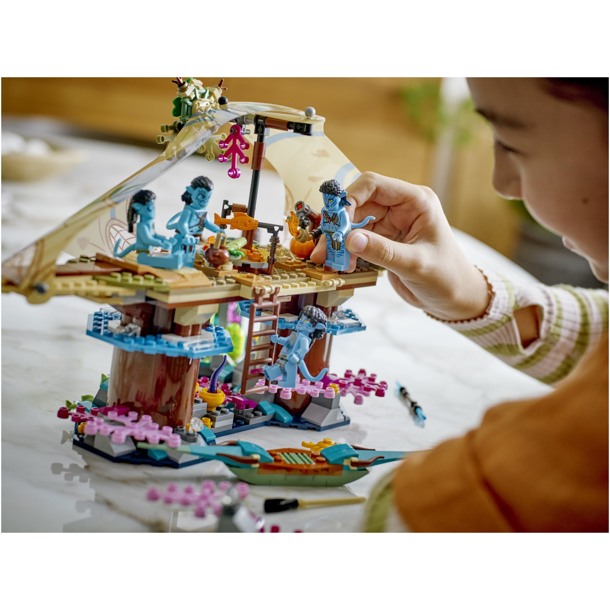 LEGO® Avatar - Casa Metkayina in recif 75578, 528 piese - eMAG.ro
