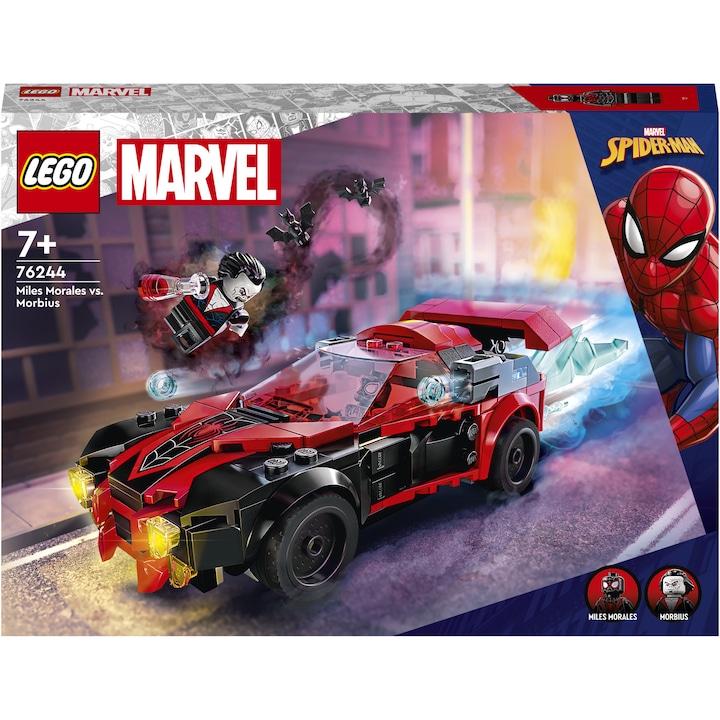 LEGO® Super Heroes - Miles Morales vs. Morbius 76244, 220 piese