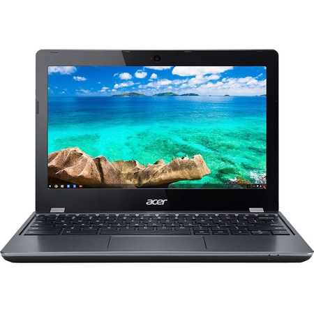 Laptop Acer Chromebook 11 C740 cu procesor Intel® Celeron® 3215U 1.70GHz, 11.6", 4GB, 32GB eMMC, Intel® HD Graphics, Chrome OS, Black