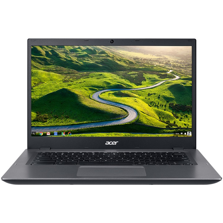 Laptop Acer Chromebook CP5-471-C3PB cu procesor Intel® Celeron® 3855U 1.60GHz, 14" Full HD, 4GB, 32GB eMMC, Intel® HD Graphics 510, Chrome OS, Black
