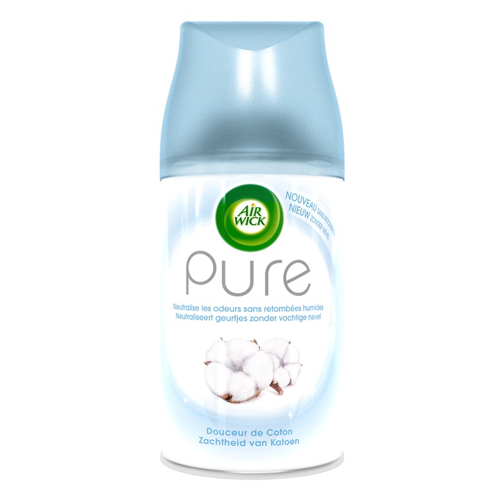 Rezerva spray Air Wick Freshmatic Pure, Soft Cotton, 250 ml