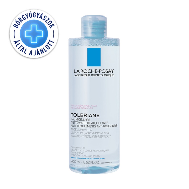 La Roche-Posay micellás víz túlérzékeny bőrre, arcra és szemre, 400 ml