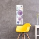 Vászonfestmény, 1 db, gyönyörű pitypang virágok 3D-s illusztrációja 0705, UV-nyomat PREMIUM COTTON vászonra és favázra feszítve, 20X60 cm