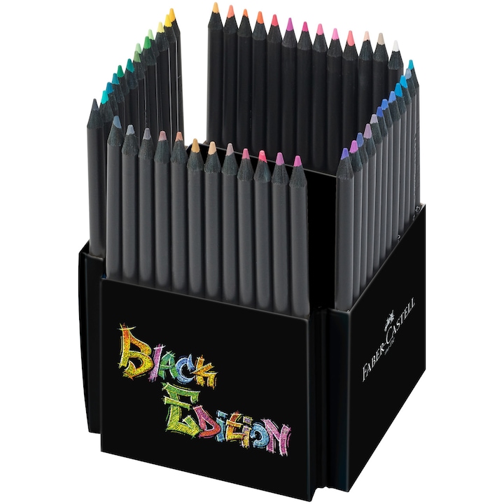 Faber-Castell Black Edition Színes ceruza készlet, 50 szín