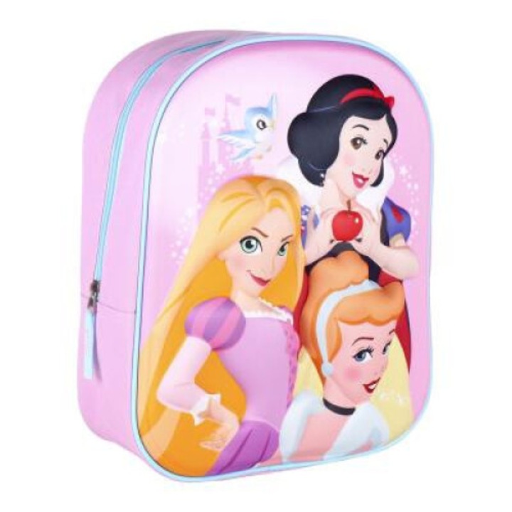 Rucsac 3D, Javoli, Poliester, Printesele Disney, 31 x 25 x 10 cm, Multicolor Multicolor