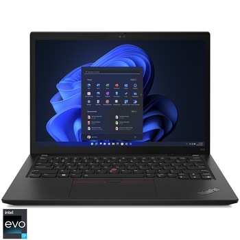 Ultrabook Lenovo 13.3'' ThinkPad X13 Gen 3, WUXGA IPS, cu procesor Intel Core i7-1260P (18M Cache, up to 4.70 GHz), 16GB DDR5, 512GB SSD, Intel Iris Xe, Win 11 DG Win 10 Pro, Thunder Black