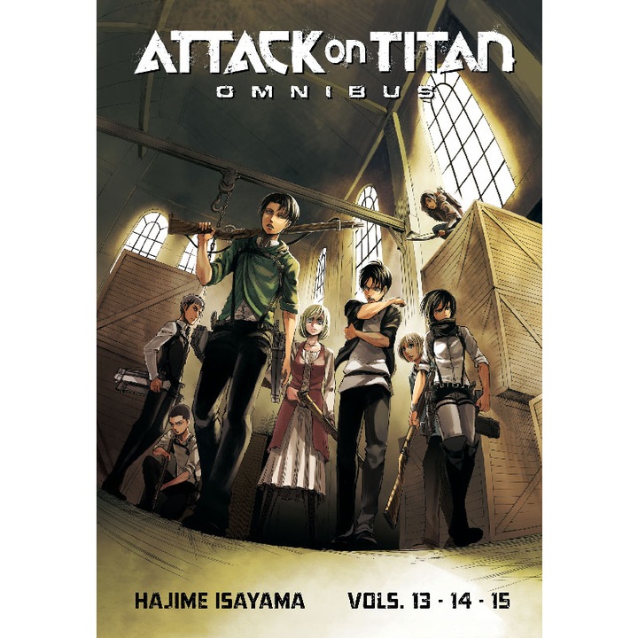 Benzi desenate, Manga: Atac pe Titan Omnibus 5, Vol. 13-15, Hajime Isayama