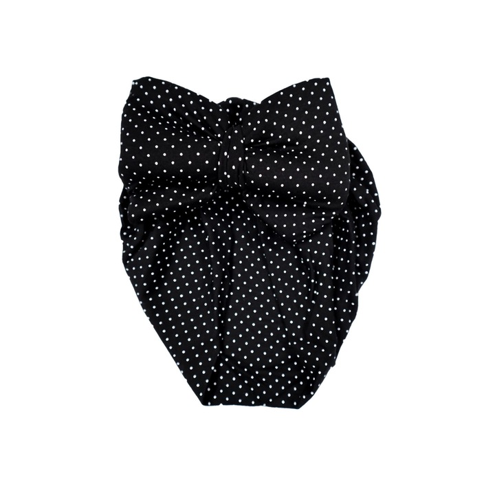 Caciulita Bebelusi Tip Turban, Negru