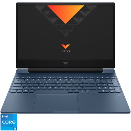 Laptop Gaming HP VICTUS 15-fa0022nq cu procesor Intel® Core™ i5-12500H pana la 4.50 GHz, 15.6", Full HD, 16GB DDR4, 512GB PCIe SSD, NVIDIA GeForce GTX 1650 4GB, Free DOS, Performance Blue