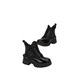 Ghete de lac pentru fetite, Apawwa GQ431, black, 26 - 31 EU