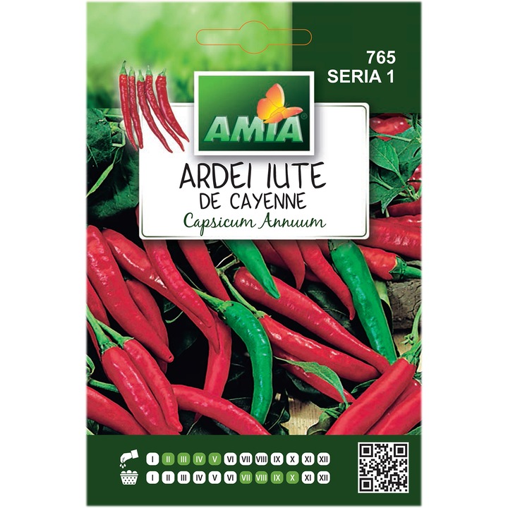 Seminte Amia, Ardei iute de Cayenne, 1 g