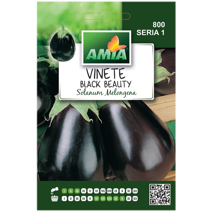 Seminte Amia, Vinete Black Beauty, 2 g