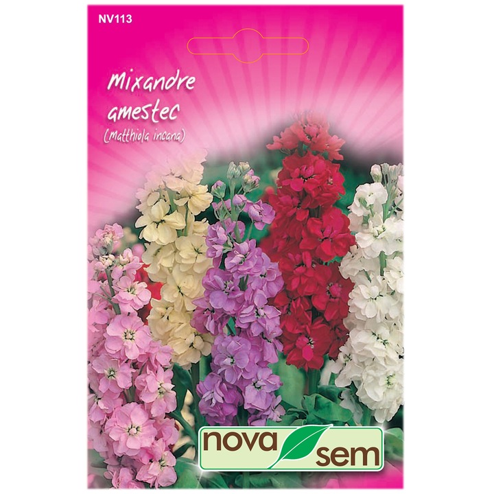 Seminte flori Novasem, Mixandre, Amestec culori, 0.3 g