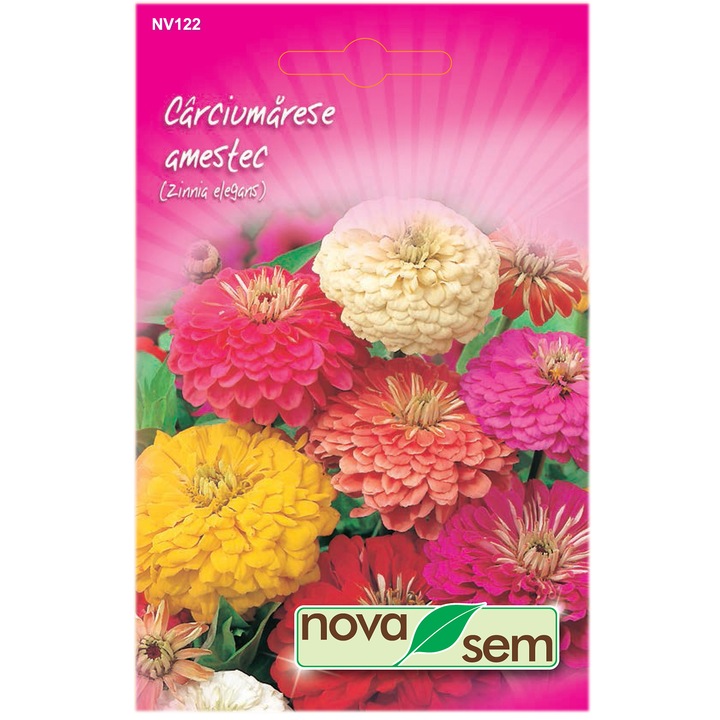 Seminte flori Novasem, Carciumarese, Amestec culori, 1 g