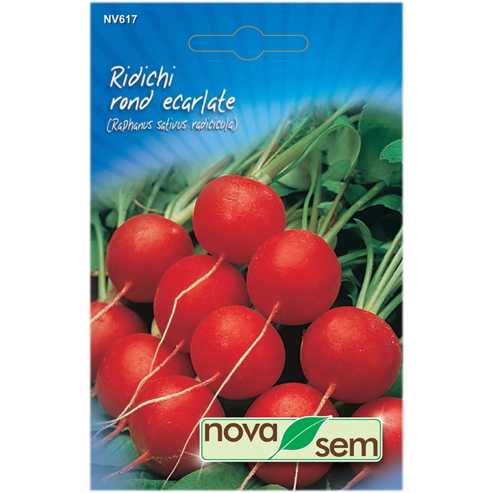 Seminte Novasem, Ridichi Rond Ecarlate, 5 g