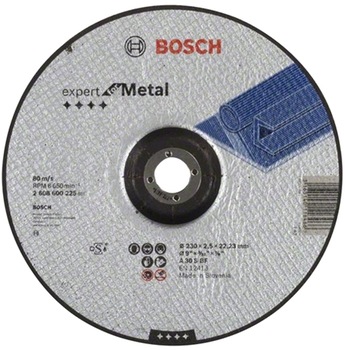Disc taiere Bosch, cu degajare, pentru metal, A 30 S BF, 230 x 22,23 x 2.5 mm Disc taiere Bosch, cu degajare, pentru metal, A 30 S BF, 230 x 22,23 x 2.5 mm