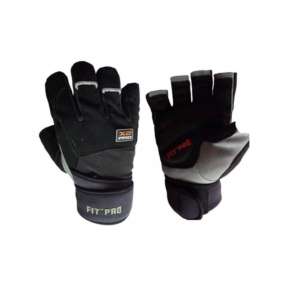 Manusi Fitness X2 PRO Power System FP-02, Negru, Marimea XXL, Nubuck 10%