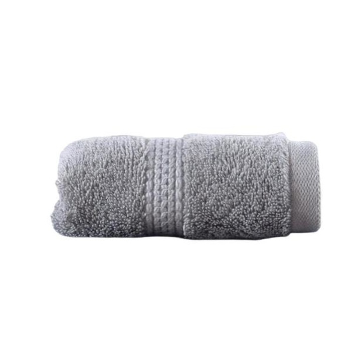 Хавлия за баня, Greno, Египетски памук, Бързосъхнеща, 50 х 90 см, Сива