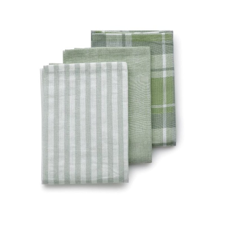 Lavete de vase Kela, 65x45 cm, verde, 3 buc