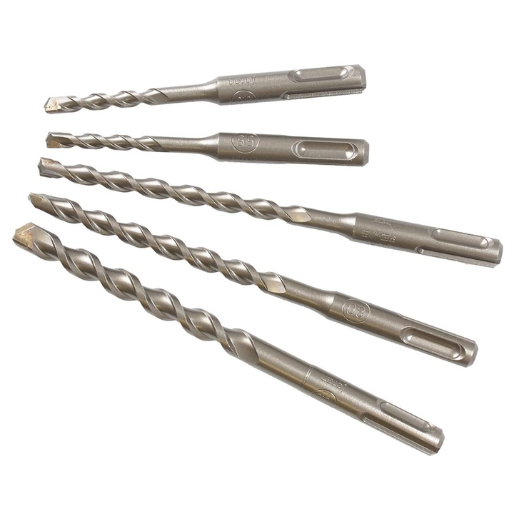 Set 5 Burghie Beton 4 - 10 mm Lungi cap SDS