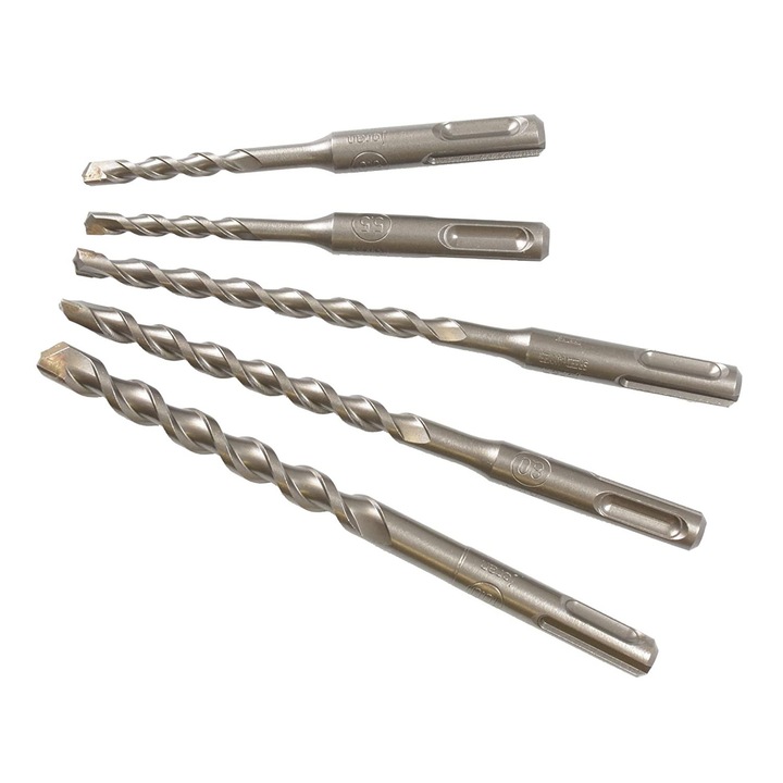 5 db betonfúró készlet, 4-10 mm hosszú SDS fej