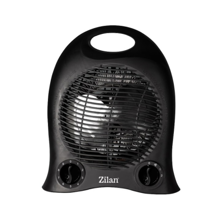 Вентилаторна печка Zilan ZLN-2236, 2000W, 2 нива на мощност, Регулируем термостат, Студен въздух