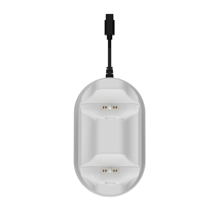 Statie de incarcare PDP compatibil cu PlayStation 5 DualSense Metavolt Twin Rapid Charger Alb