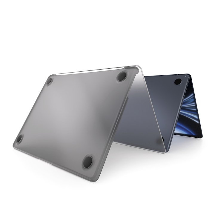 Защитен калъф NEXT ONE за MacBook Air 13 инча M2 2022, Smoke Black