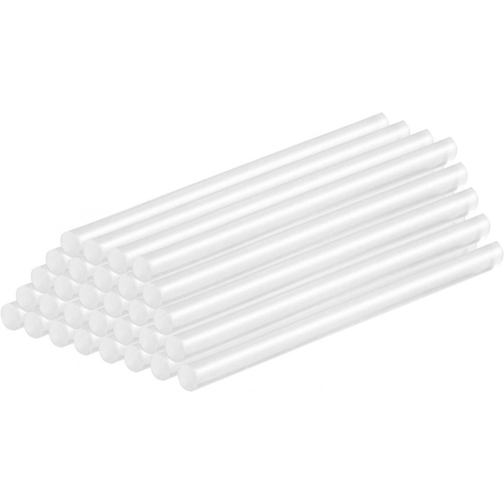 Set 35 baghete silicon, adeziv transparent, pentru lipire, 11 x 300mm