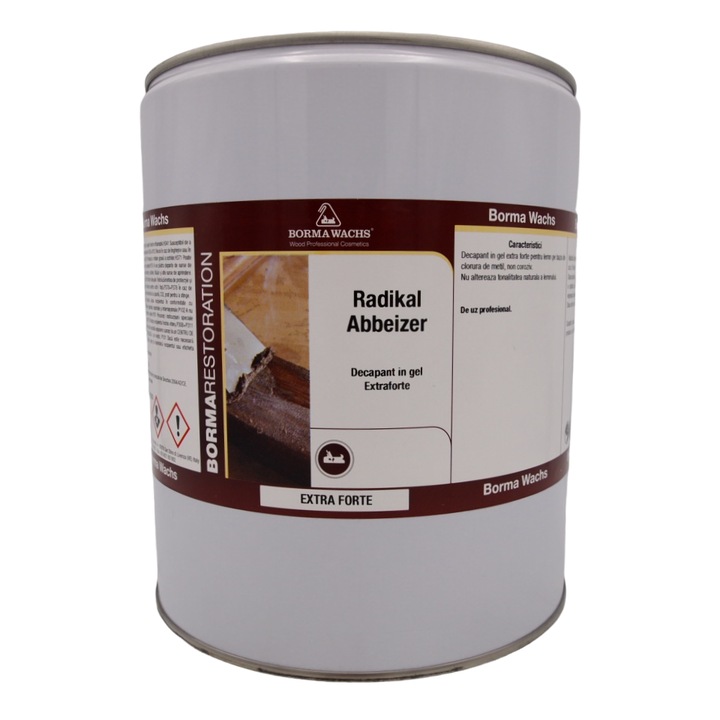 Decapant gel extraforte, Borma Wachs, Radikal Abbeizer, 4 L