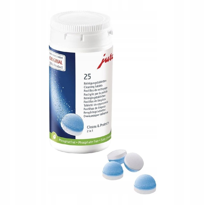 Таблетки за почистване на кафемашини Jura, 25 бр