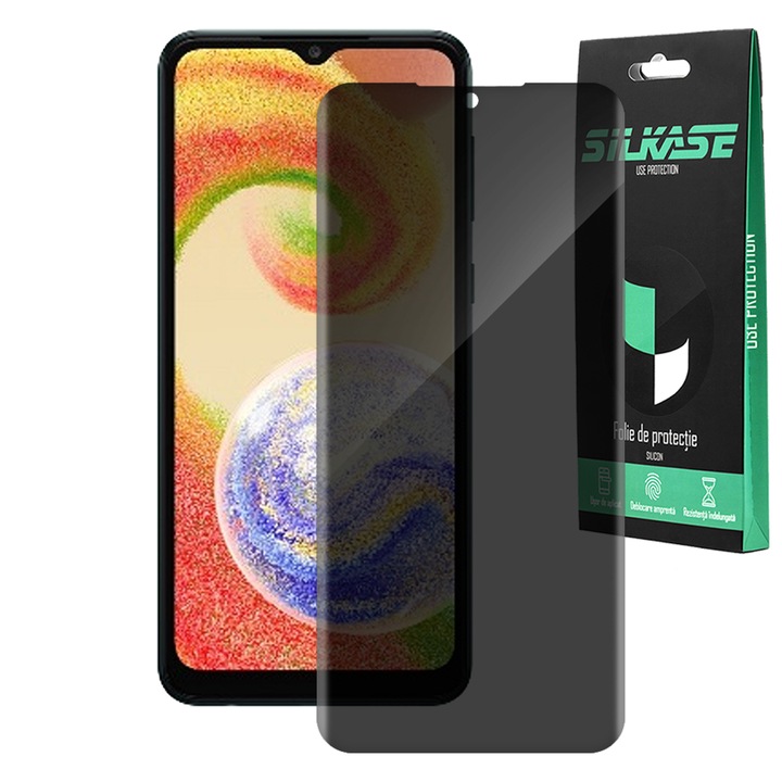 SILKASE adatvédelmi fólia Samsung Galaxy A04e-hez, képernyővédő, szilikon
