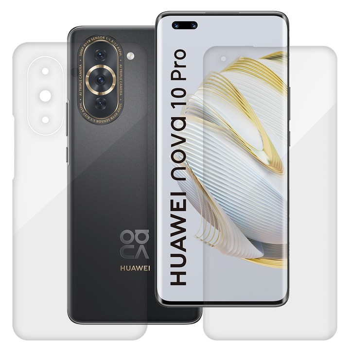 Комплект от 2 фолиа SILKASE за Huawei Nova 10 Pro, защита на телефона, възобновяем силикон